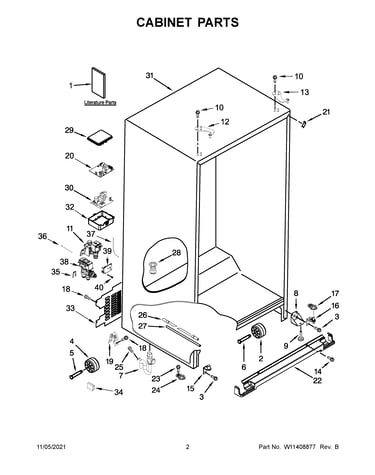 Cabinet parts