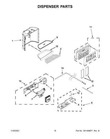 Dispenser parts