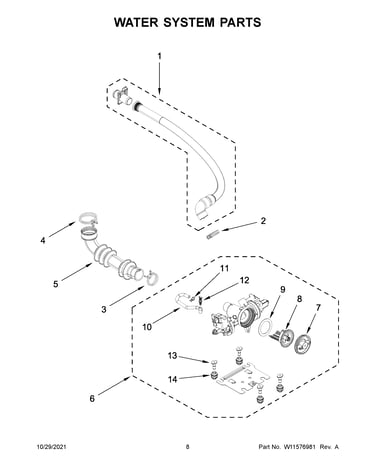 Water system parts