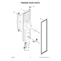 Whirlpool WRS325SDHB05 freezer door parts diagram