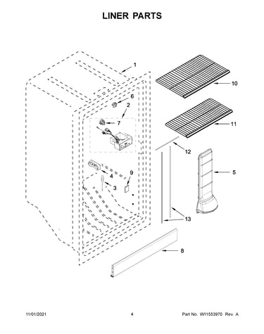 Liner parts