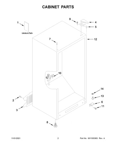 Cabinet parts