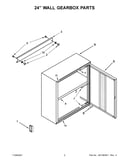 24" wall gearbox parts