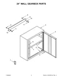 24" wall gearbox parts