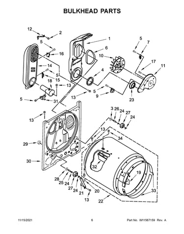 Bulkhead parts