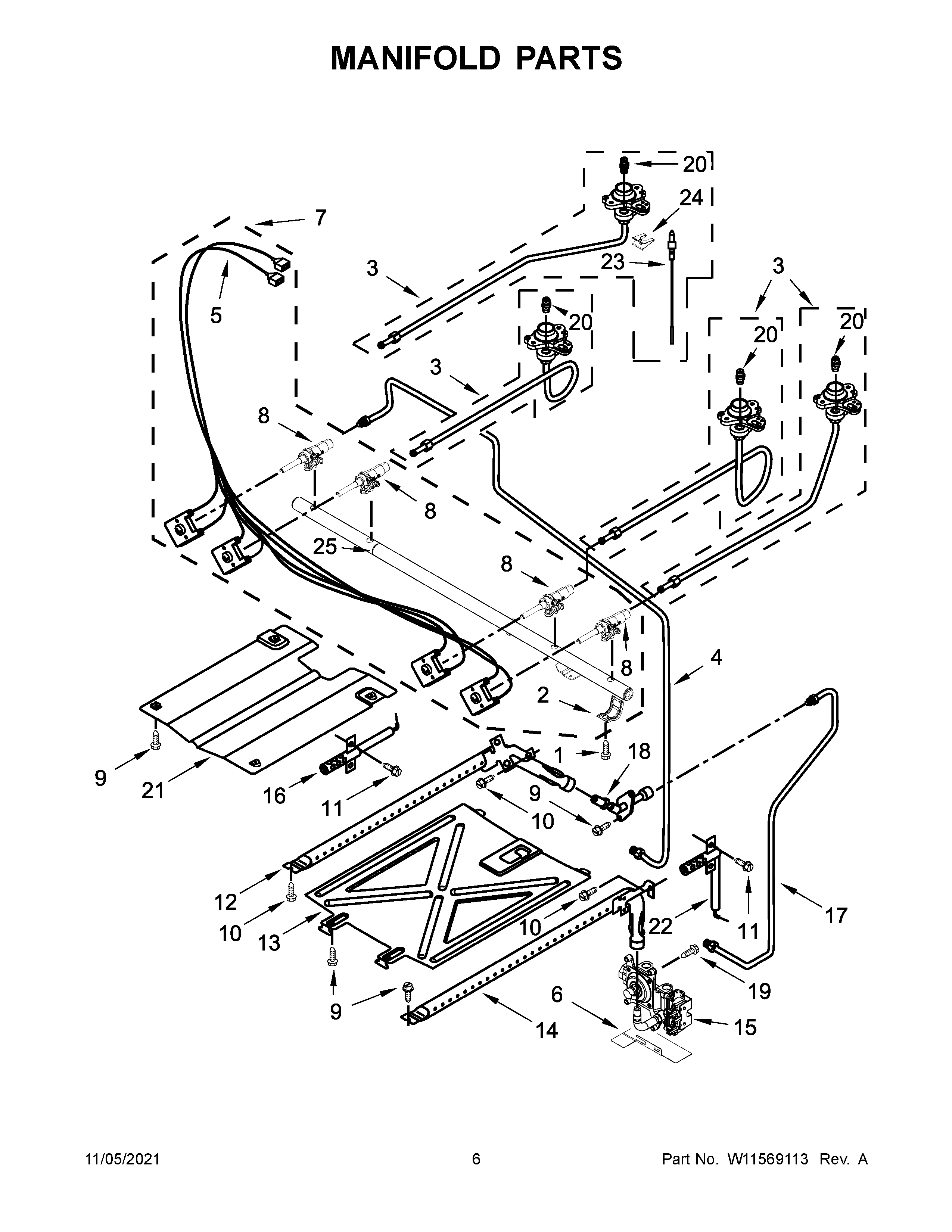 Manifold parts