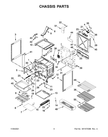 Chassis parts