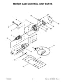Motor and control unit parts