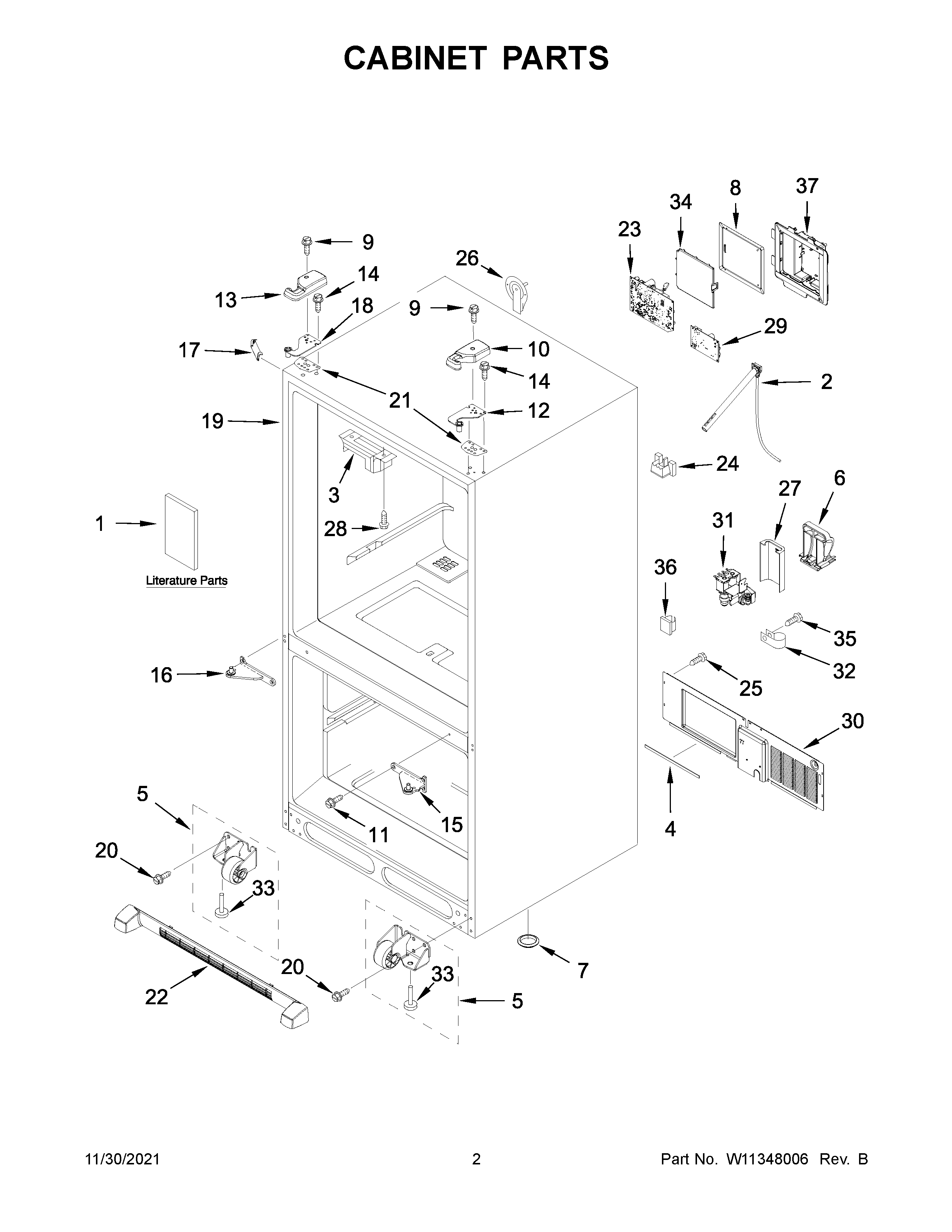 CABINET PARTS