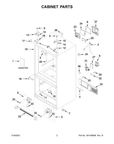 Cabinet parts
