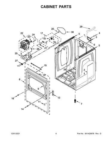 Cabinet parts