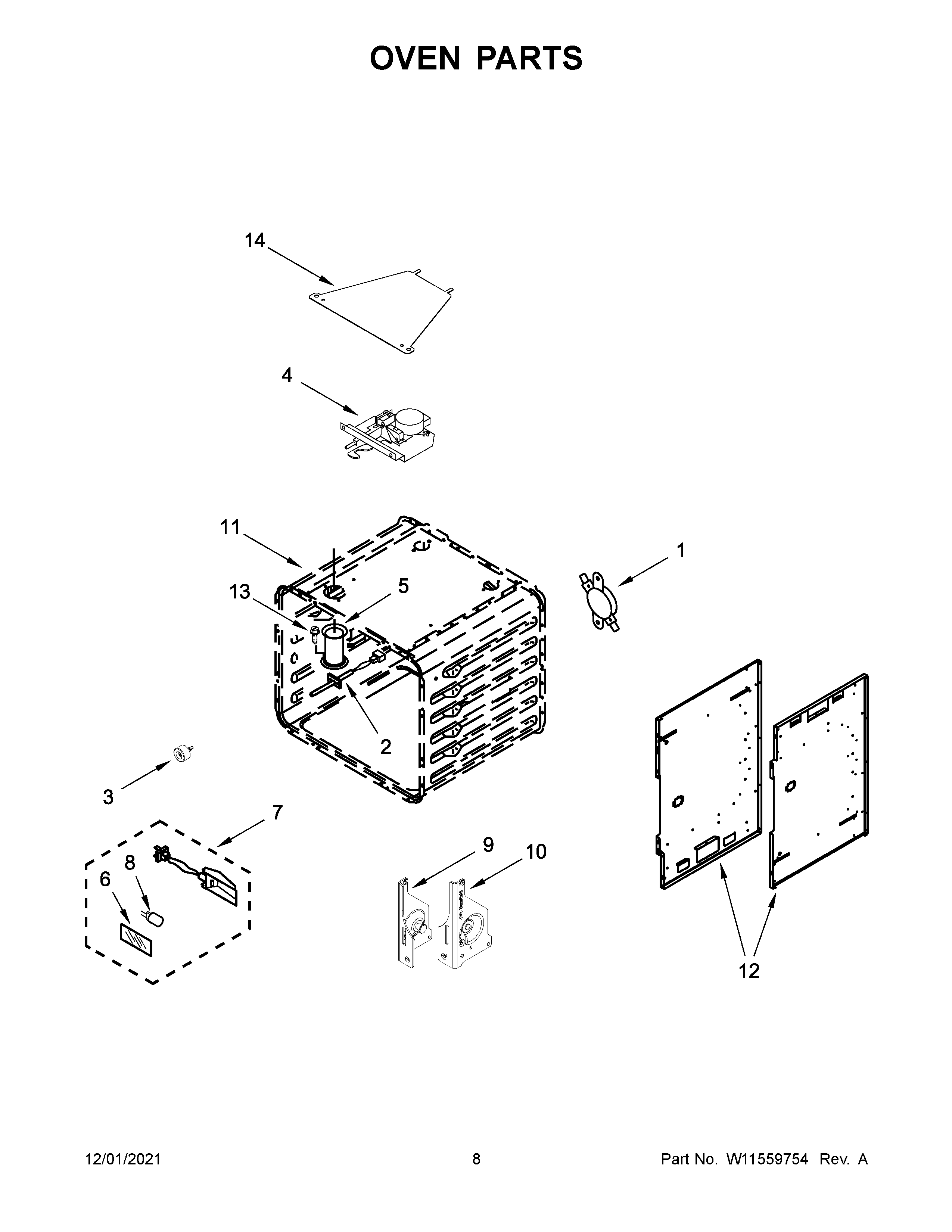 Oven parts