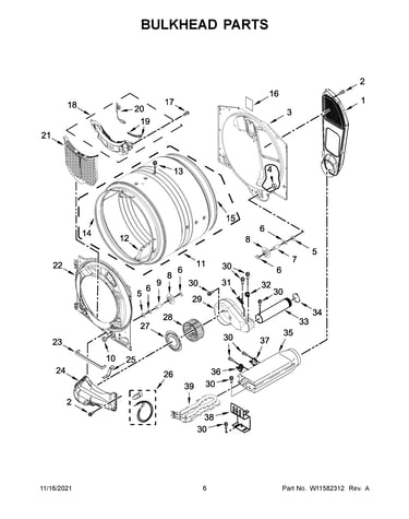 Bulkhead parts