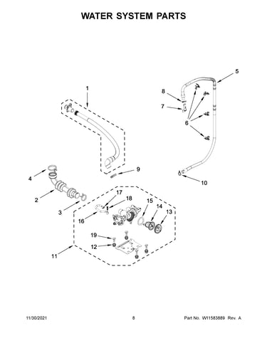 Water system parts