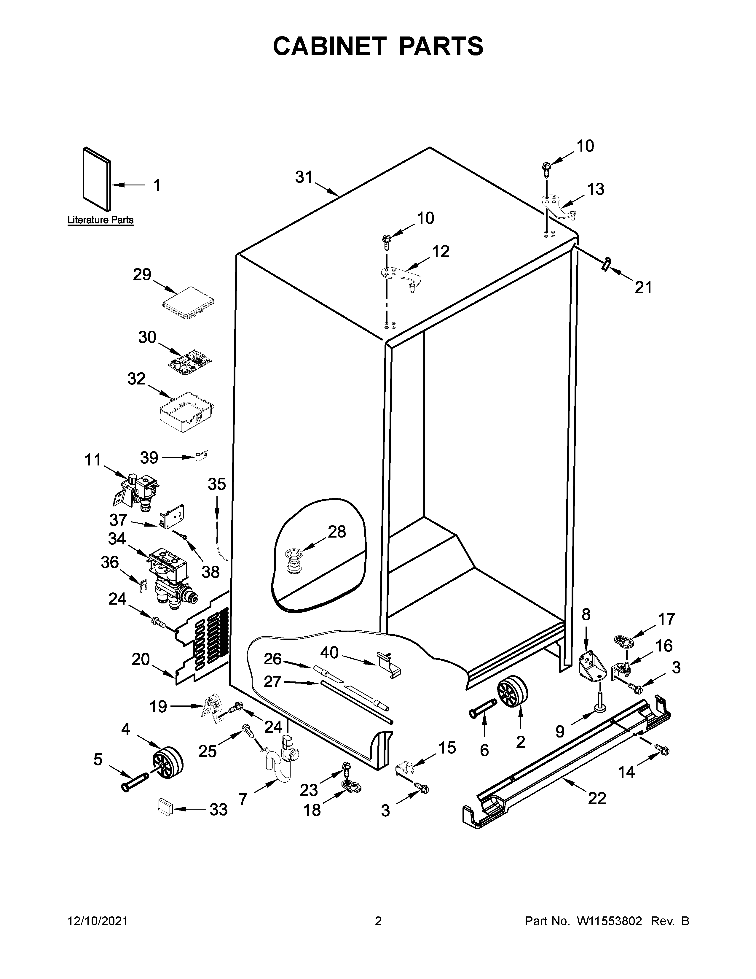 Cabinet parts