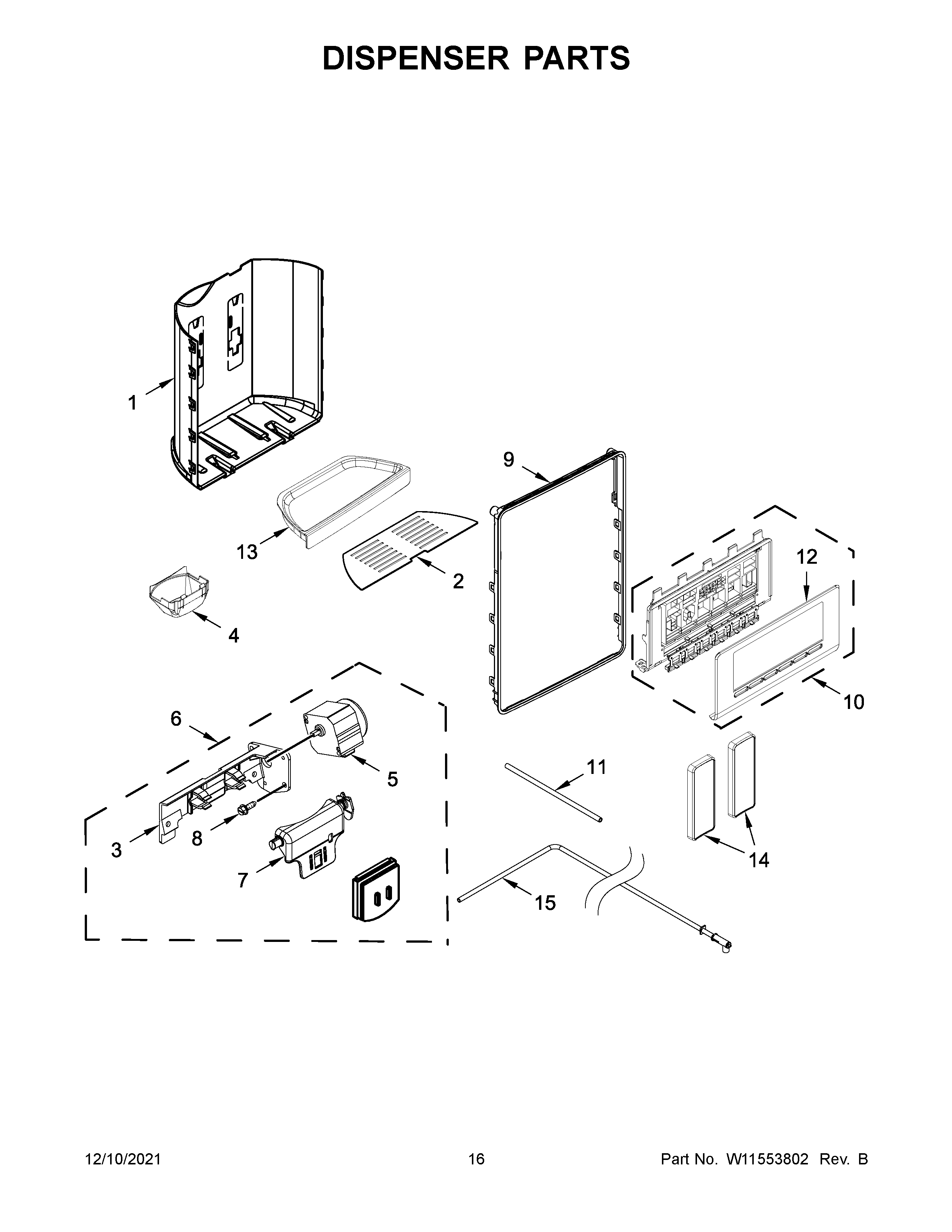 Dispenser parts