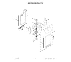 Whirlpool WRS311SDHM08 air flow parts diagram