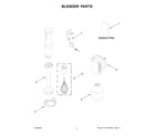 KitchenAid 5KHBBV83EMS0 blender parts diagram