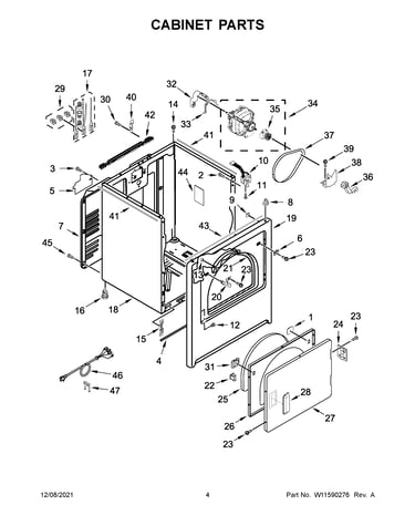 Cabinet parts