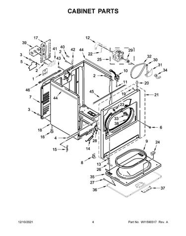 Cabinet parts