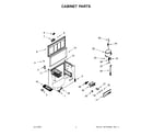 Amana AQC0902LW cabinet parts diagram