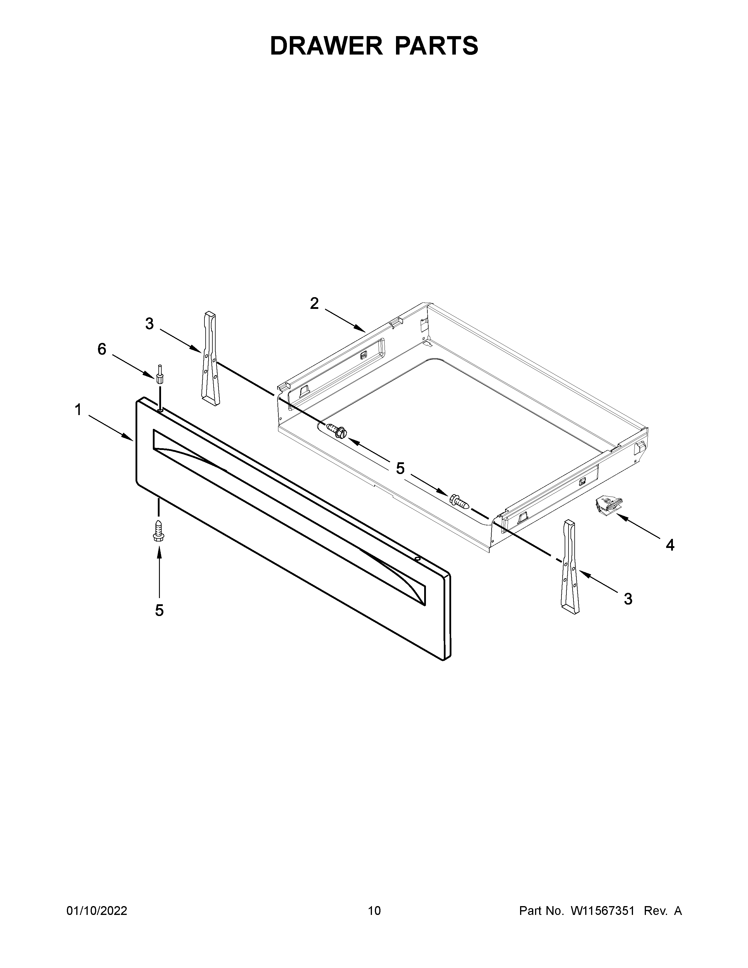 Drawer parts