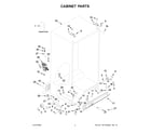 Amana ASI2575GRW08 cabinet parts diagram