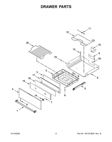 Drawer parts