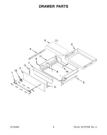 Drawer parts