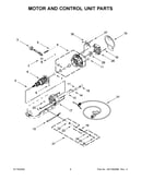 Motor and control unit parts