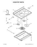 Cooktop parts