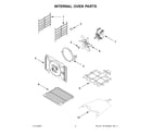 Whirlpool WOS52ES4MZ00 internal oven parts diagram