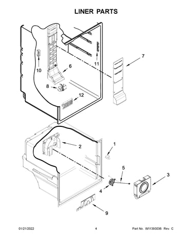 Liner parts