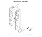 Amana ASI2175GRB07 refrigerator liner parts diagram