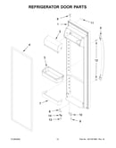 Refrigerator door parts