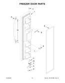 Freezer door parts