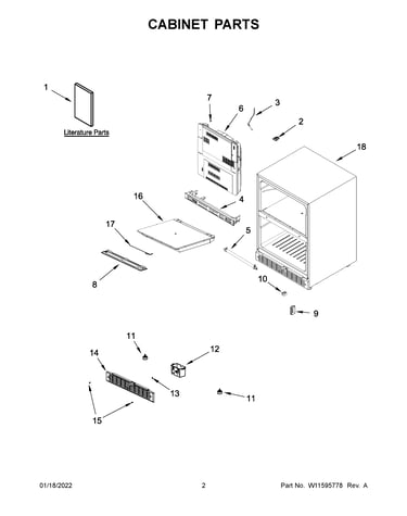 Cabinet parts