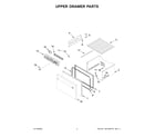 KitchenAid KUDF204KSB00 upper drawer parts diagram