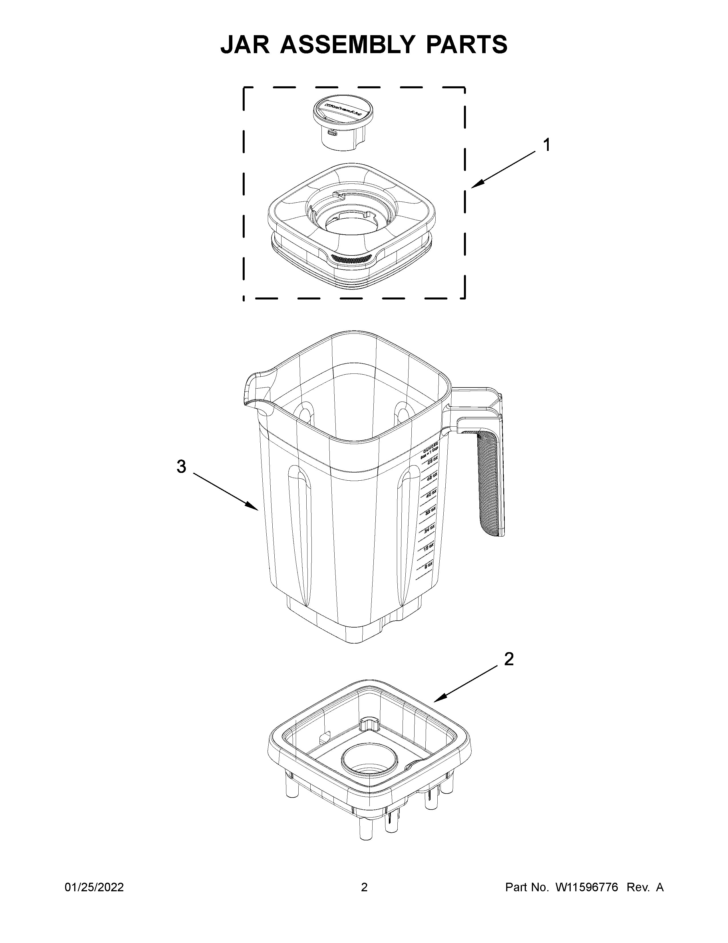 Jar assembly parts