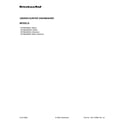 KitchenAid KDTM404EBL3 cover sheet diagram