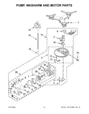 Pump, washarm and motor parts
