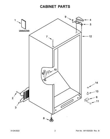Cabinet parts