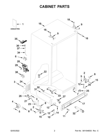 Cabinet parts