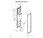 Whirlpool WRS555SIHV06 freezer door parts diagram