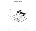 KitchenAid KCIG556JSS00 cooktop parts diagram