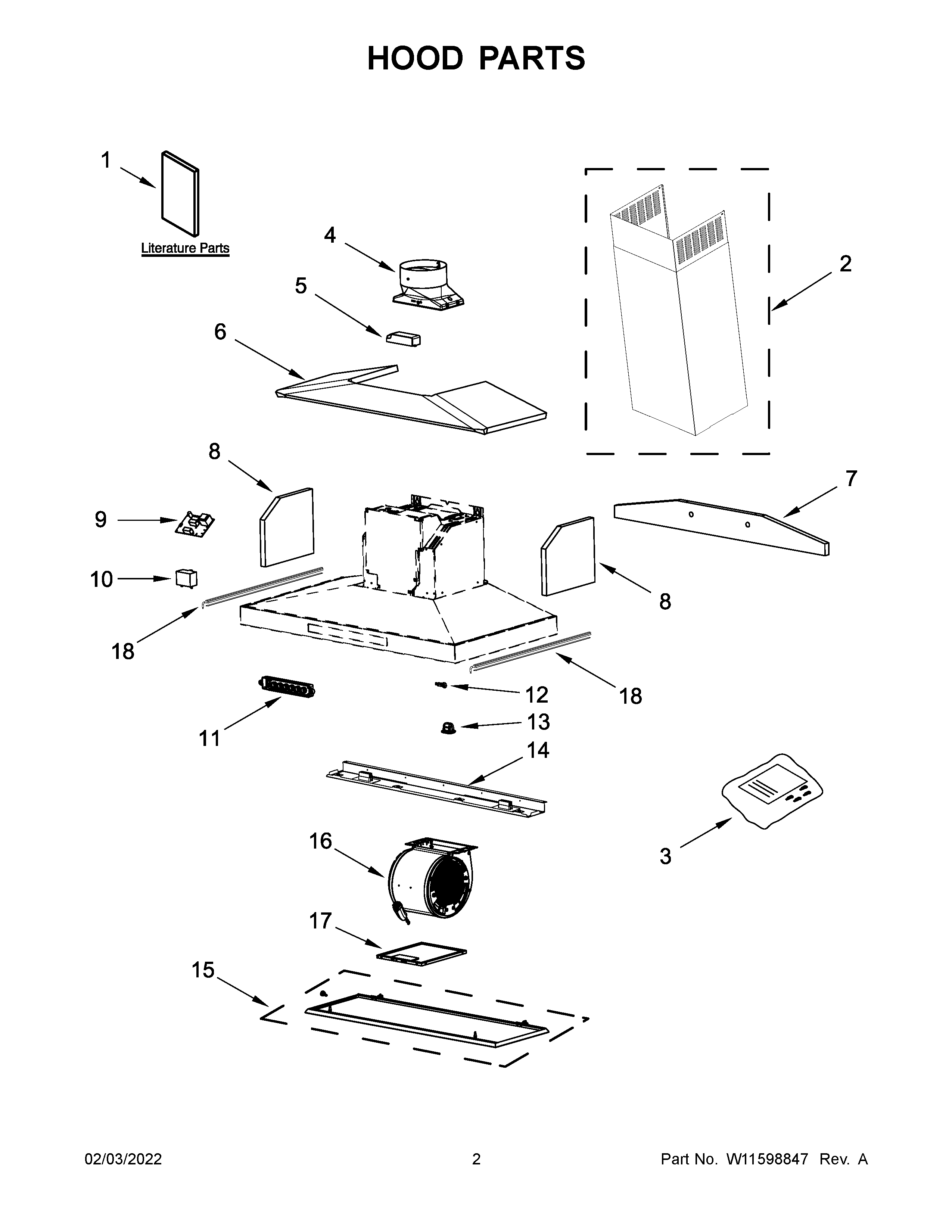 HOOD PARTS