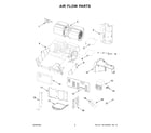 Maytag YMMV4207JW00 air flow parts diagram