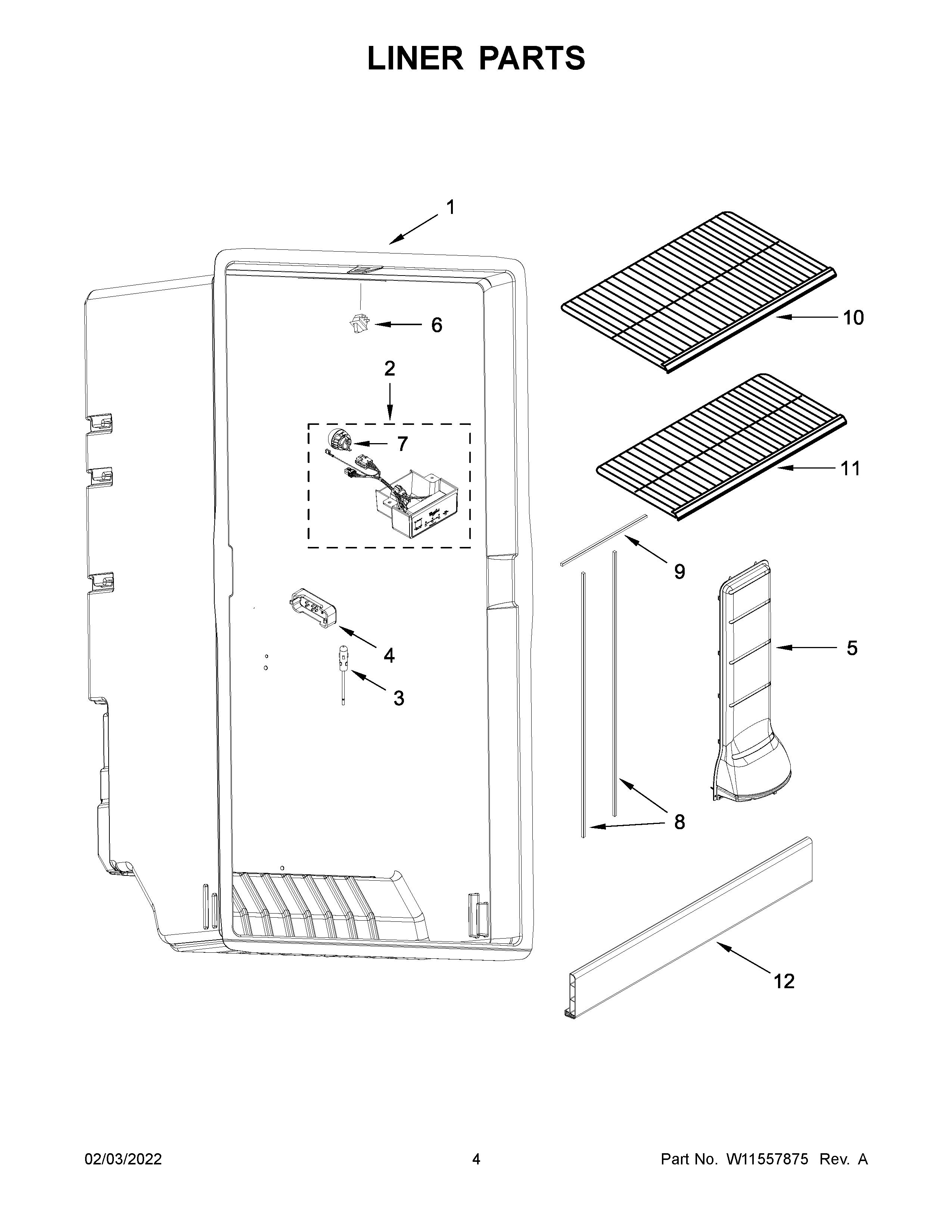 Liner parts