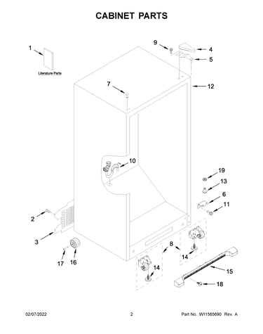 Cabinet parts