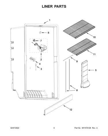 Liner parts